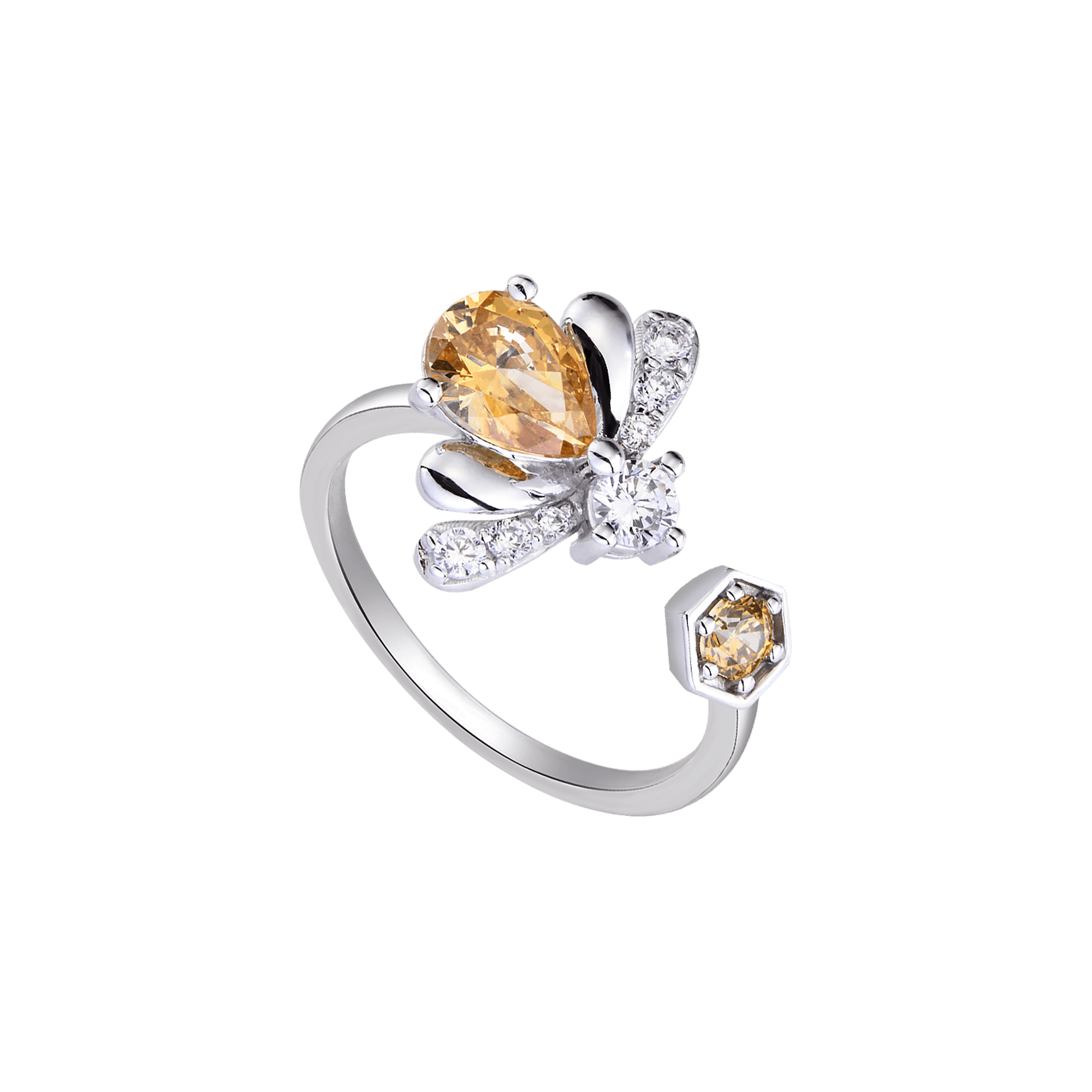 Nhẫn Kim cương Vàng 14K